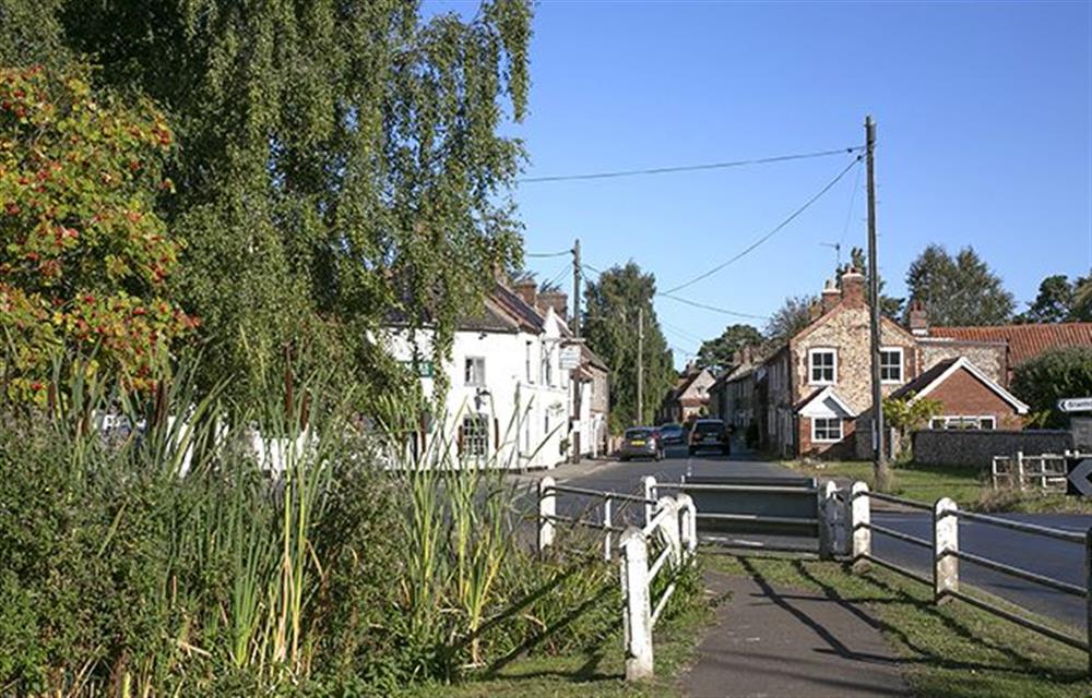 North Creake is a pretty village with gorgeous brick and flint cottages  at Cherry Hill, North Creake near Fakenham