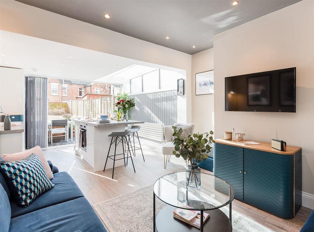 Open plan living space at Cherry Orchard in Shrewsbury, Shropshire