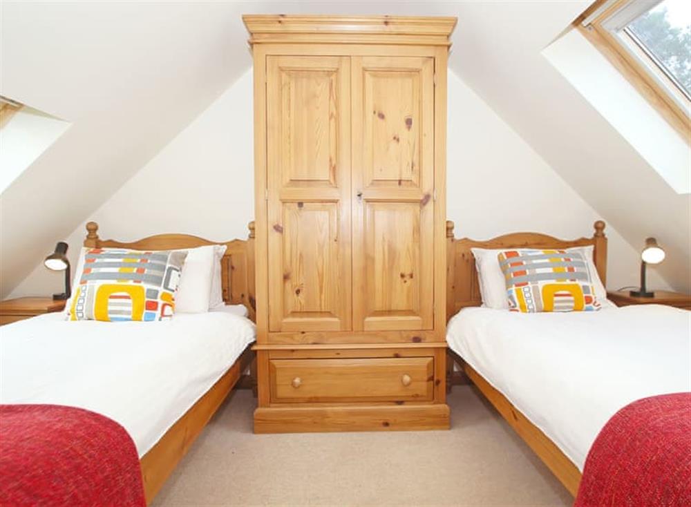 Twin bedroom at Cherry Pip in Uckfield, Sussex