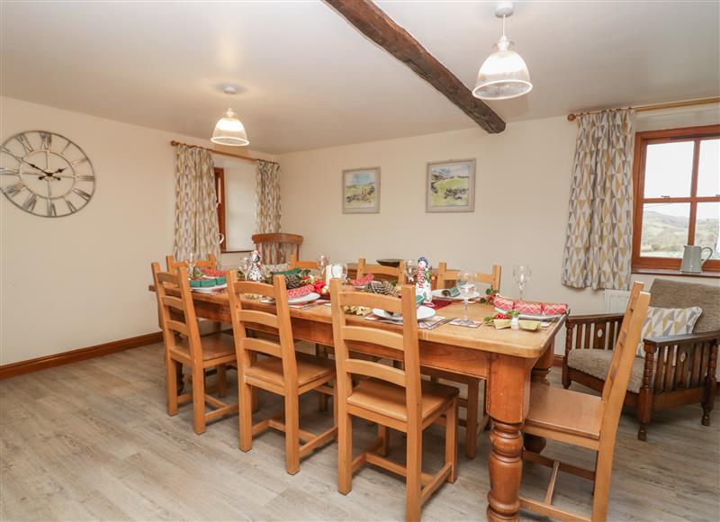 This is the dining room at Cherry Tree Barn, Rusland near Newby Bridge