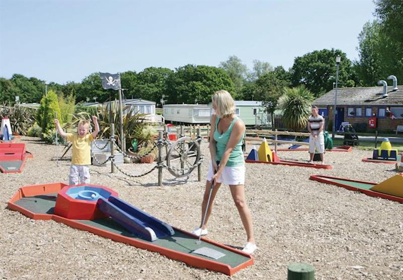 Crazy golf at Cherry Tree in Burgh Castle, Great Yarmouth