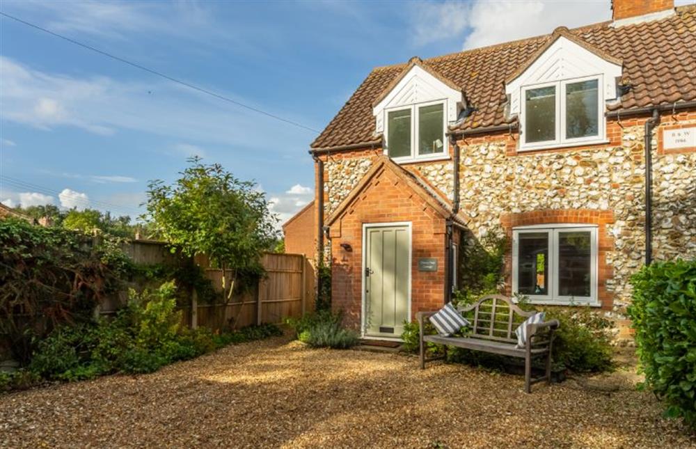 Cherry Tree Cottage: Front elevation at Cherry Tree Cottage, Great Bircham near Kings Lynn