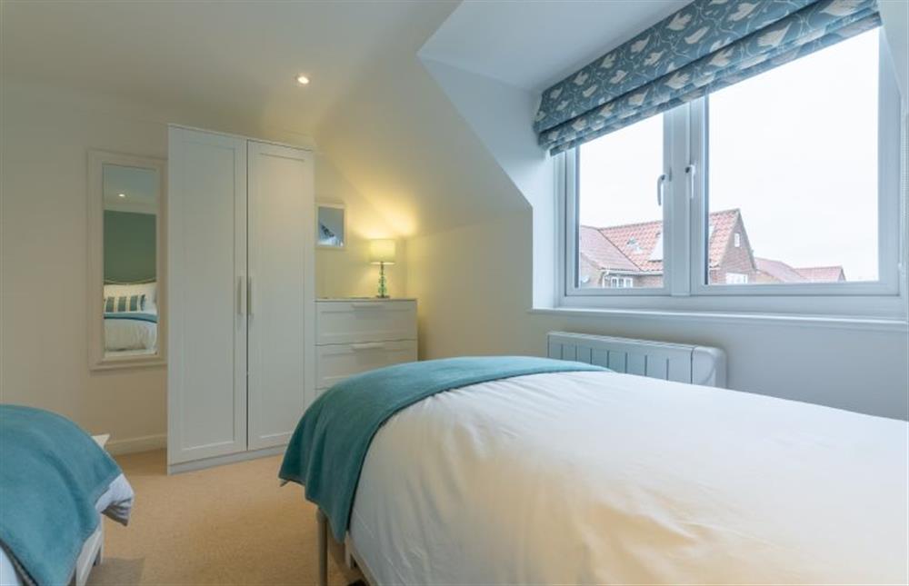 First floor: Twin bedroom (photo 3) at Cherry Tree Cottage, Great Bircham near Kings Lynn