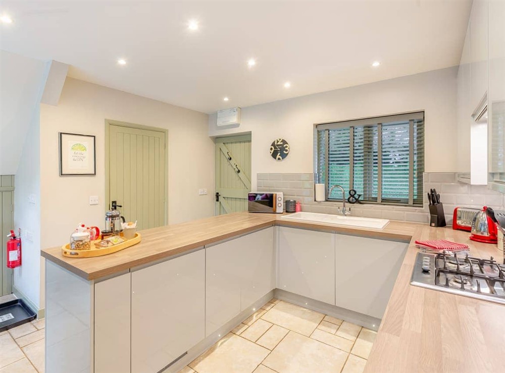 Kitchen at Cherry Tree Cottage in Otterden, near Faversham, Kent