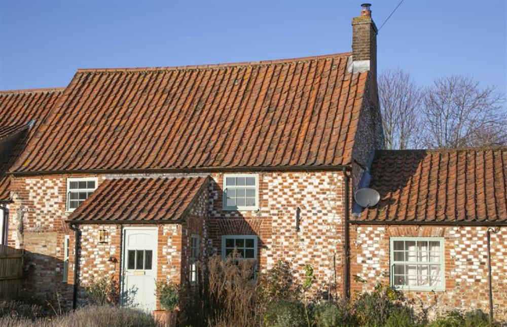 Cherry Tree Cottage: Front elevation at Cherry Tree Cottage, Stanhoe near Kings Lynn