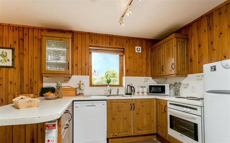 Kitchen at Cherry Tree Lodge, Minehead