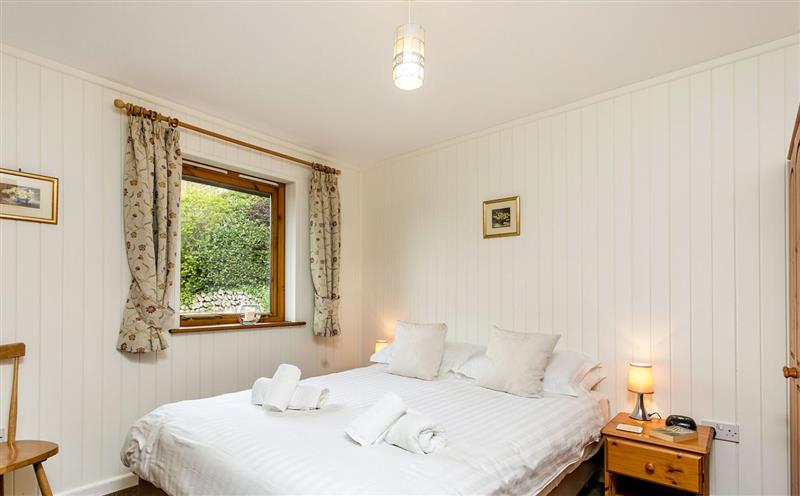 This is a bedroom at Cherry Tree Lodge, Minehead