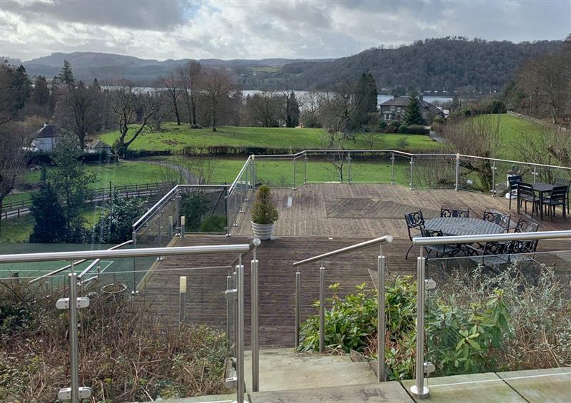 This is the garden at Cherry Trees, Bowness