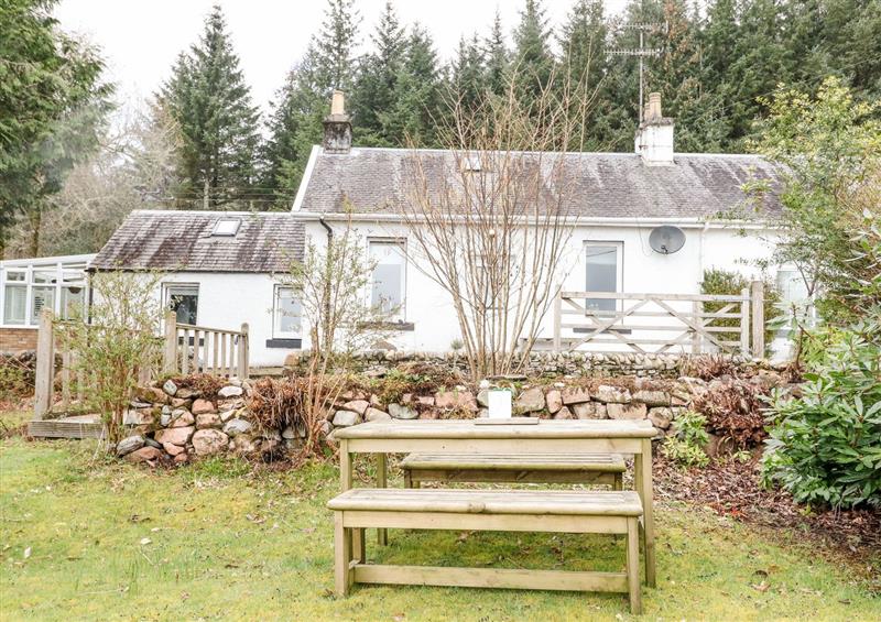 The setting around Cherry Trees Cottage at Cherry Trees Cottage, Furnace near Inveraray