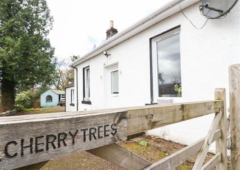 This is the setting of Cherry Trees Cottage at Cherry Trees Cottage, Furnace near Inveraray