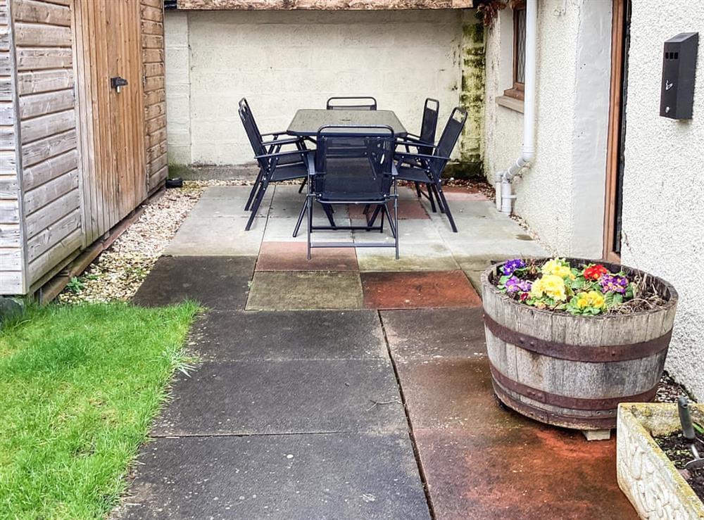 Sitting-out-area at Cherrytree Cottage in Inverness, Inverness-Shire