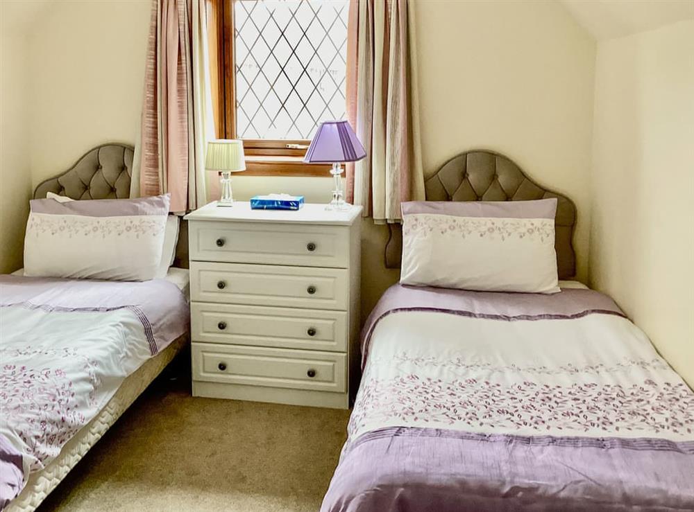 Twin bedroom at Cherrytree Cottage in Inverness, Inverness-Shire