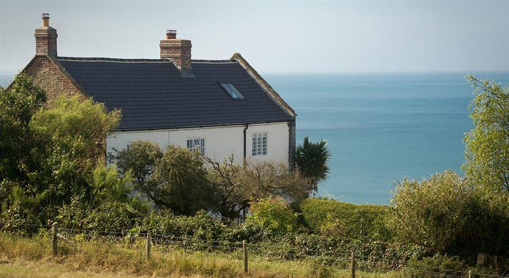 The exterior of Chesil Cottage, Dorset  at Chesil Cottage in Dorchester, Dorset