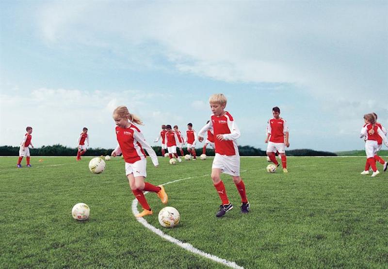 Arsenal Soccer School at Chesil Vista Holiday Park in Weymouth, Dorset