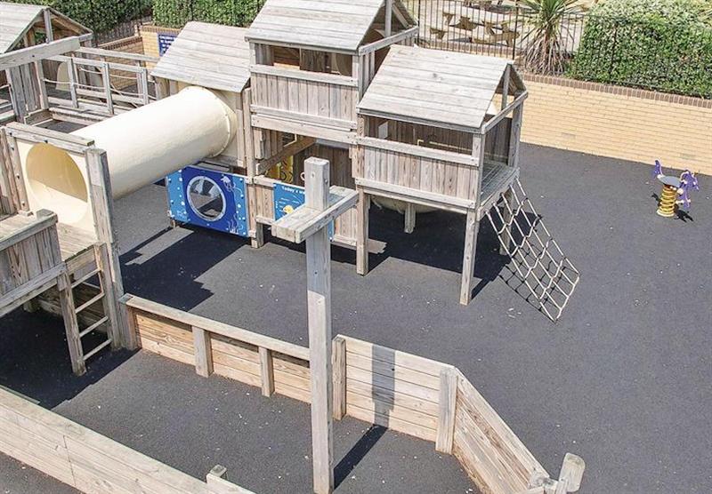 Children’s play area at Chesil Vista Holiday Park in Weymouth, Dorset