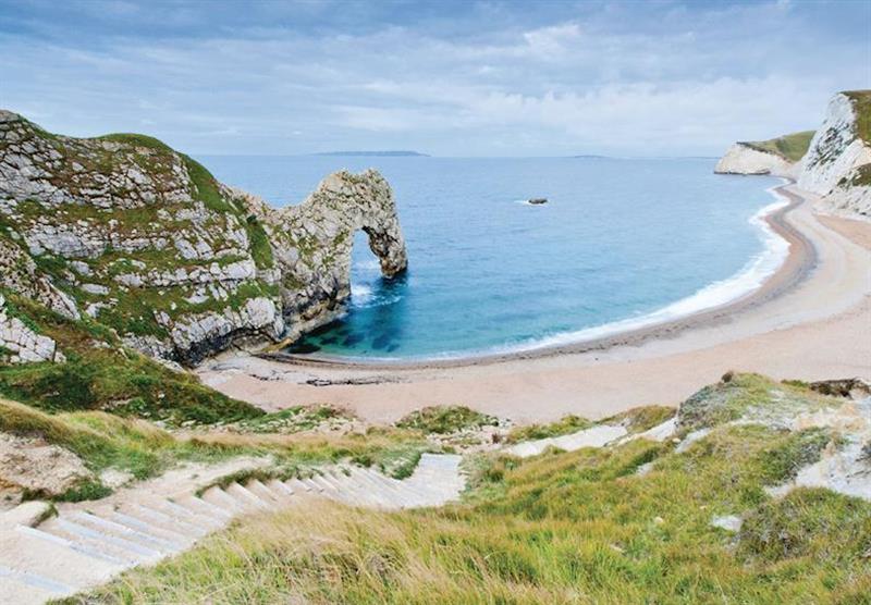 Durdle Door at Chesil Vista Holiday Park in Weymouth, Dorset