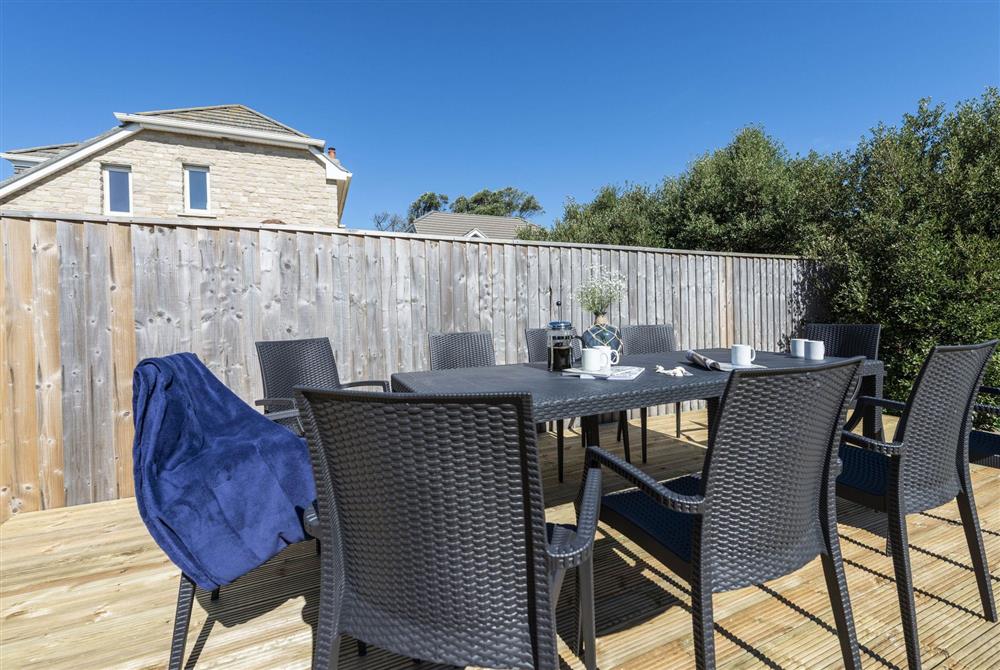A perfect spot for al fresco dining at Chesil Watch, Abbotsbury