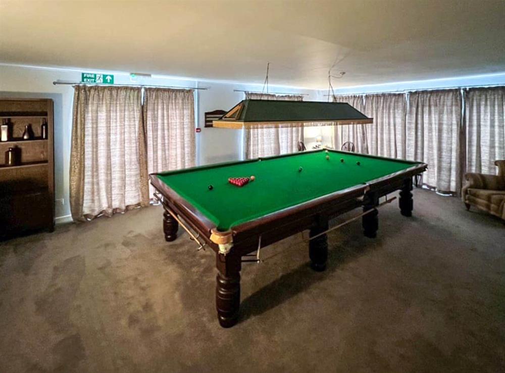 Games room at Chestnut Apartment in Woolsery, near Clovelly, Devon