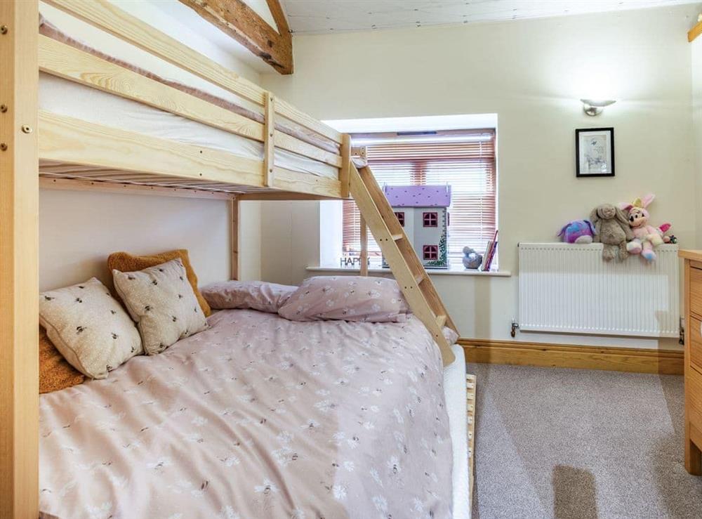 Bunk bedroom at Chestnut Barn in Wold Newton, near Filey, North Humberside