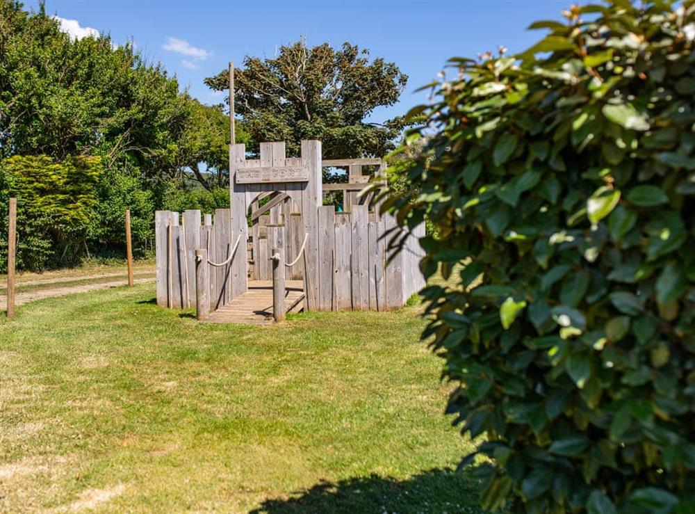 Garden and grounds at Chestnut Cottage in Brook, near Brighstone, Isle of Wight