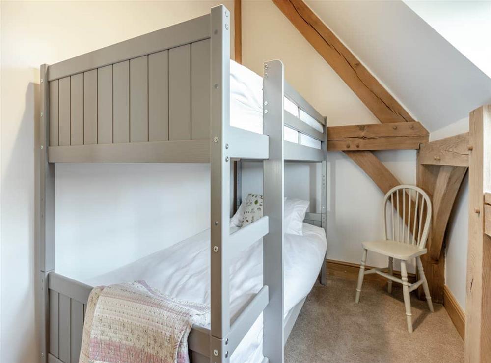 Bunk bedroom at Chestnut Cottage in Cressage, Near Shrewsbury, Shropshire
