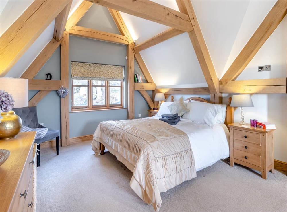Double bedroom at Chestnut Cottage in Cressage, Near Shrewsbury, Shropshire