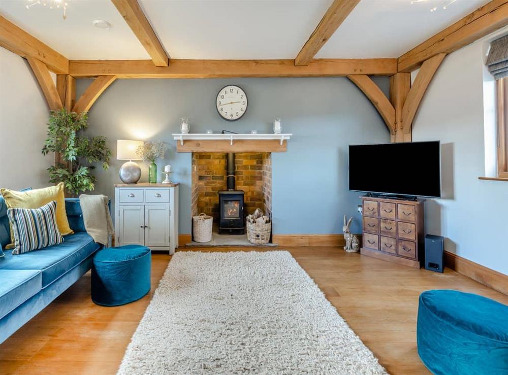Living room at Chestnut Cottage in Cressage, Near Shrewsbury, Shropshire