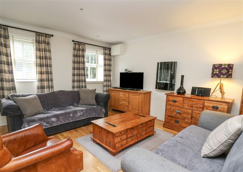 Relax in the living area at Chestnut Cottage, Crosswood near Llanilar