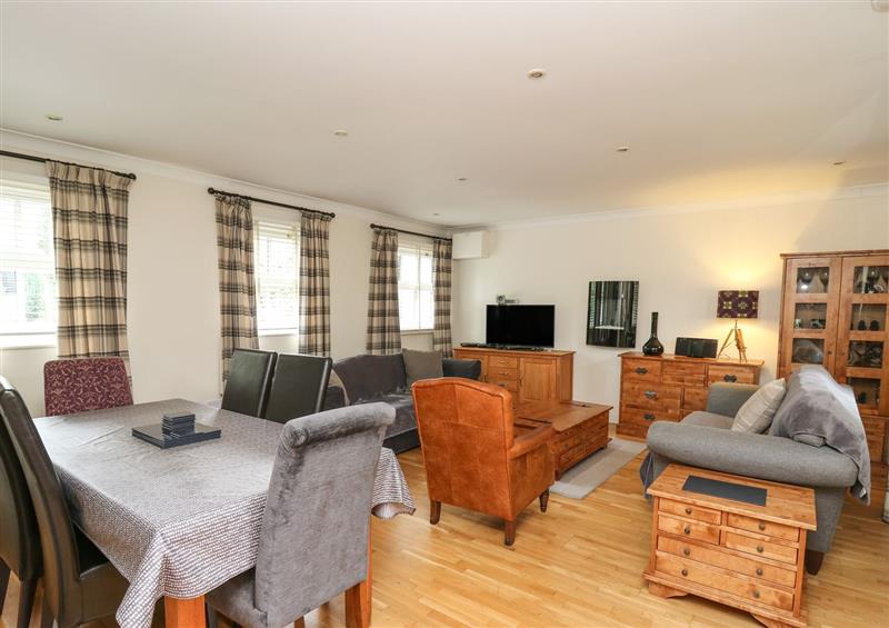The living area at Chestnut Cottage, Crosswood near Llanilar