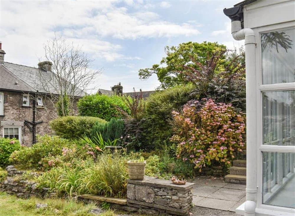 Garden at Chestnut Cottage in Grange-over-Sands, Cumbria