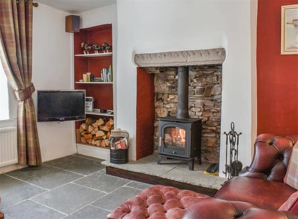 Living area at Chestnut Cottage in Grange-over-Sands, Cumbria
