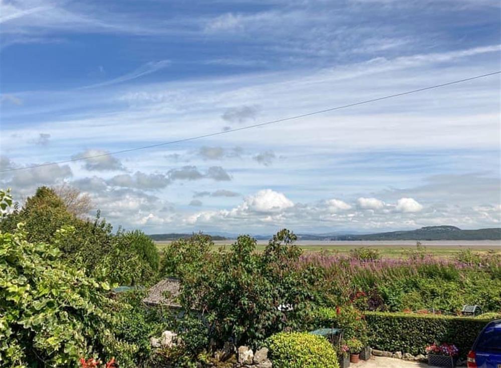 View to the sea at Chestnut Cottage in Grange-over-Sands, Cumbria