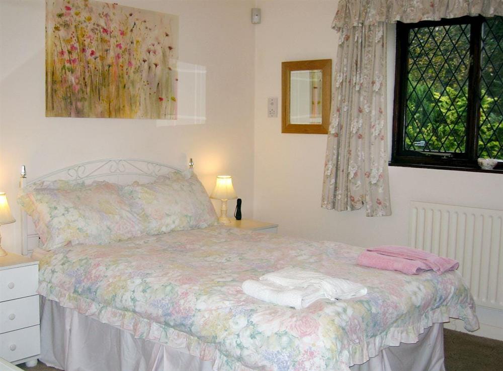 Double bedroom at Chestnut Cottage in Old Brampton, near Bakewell, Derbyshire