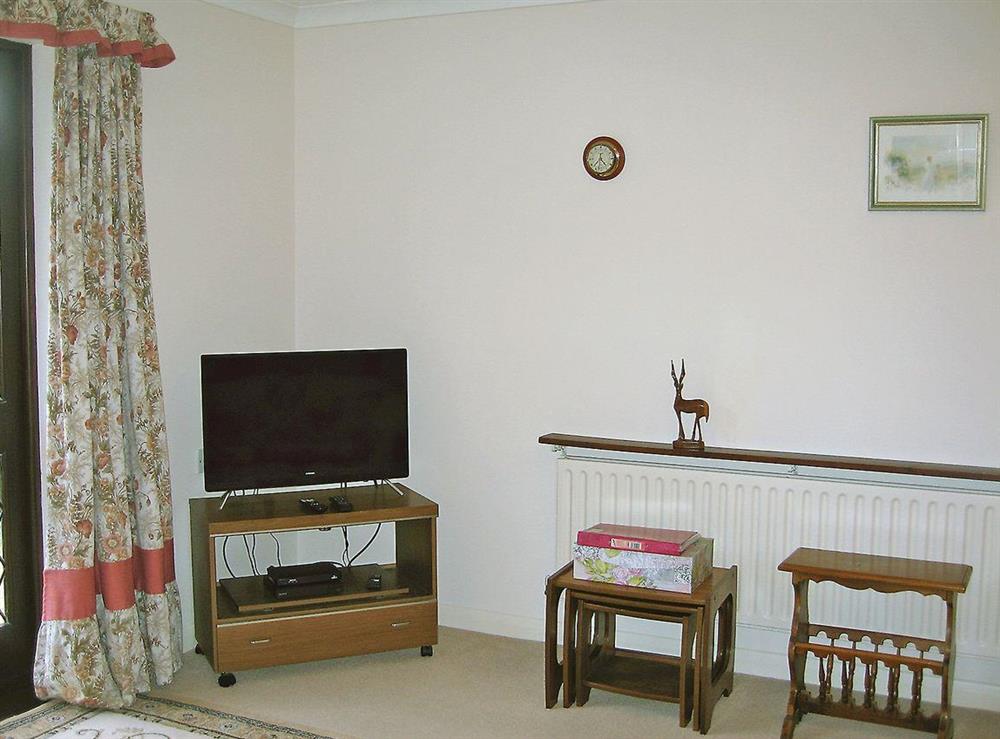 Living room at Chestnut Cottage in Old Brampton, near Bakewell, Derbyshire