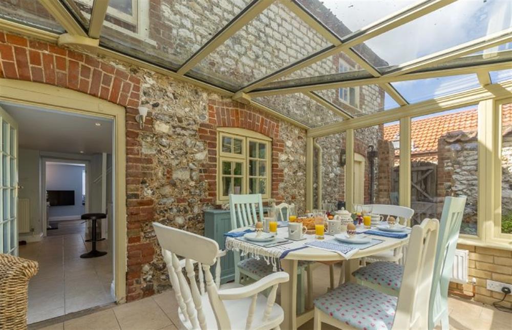 Ground floor: Not only is the conservatory light and bright ... at Chestnut Cottage, Thornham near Hunstanton