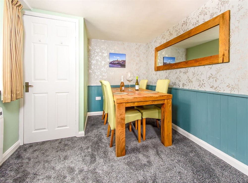 Dining Area at Chestnut Cottage in Whitby, North Yorkshire