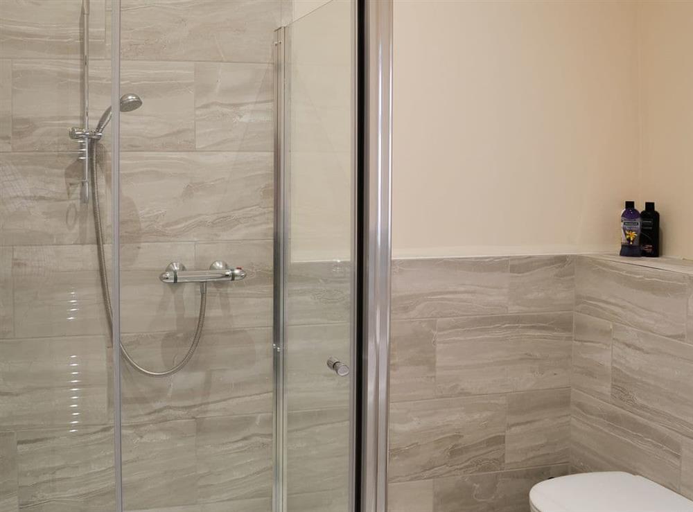 Bathroom with additional shower cubicle at Granary Lodge, 