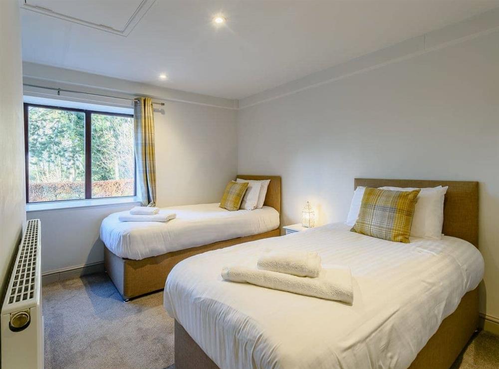 Twin bedroom at Chestnut in Killerby, Cayton, Nr Scarborough, North Yorkshire., Great Britain