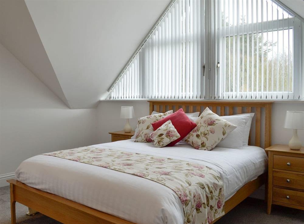 Comfortable double bedroom at Chestnut Lodge in Portpatrick, Wigtownshire