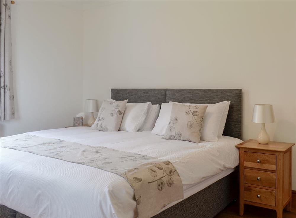Double bedroom at Chestnut Lodge in Portpatrick, Wigtownshire