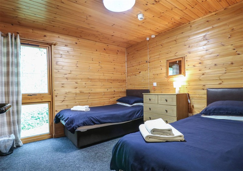 A bedroom in Chestnut Lodge at Chestnut Lodge, Rosliston