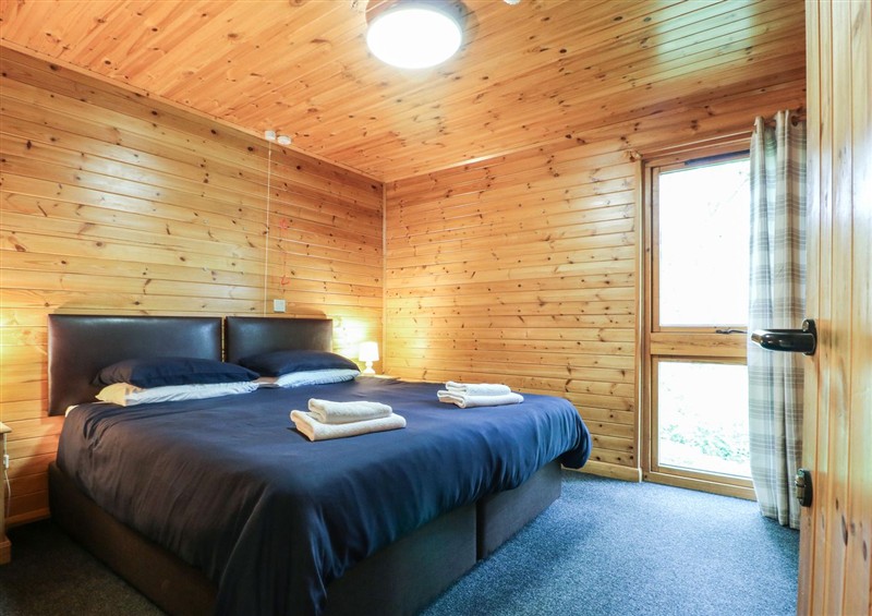 One of the bedrooms at Chestnut Lodge, Rosliston
