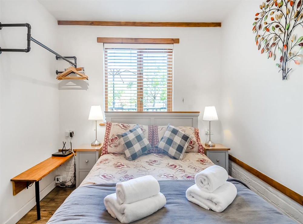 Double bedroom at Chestnut Tree Barn in Halesworth, Suffolk