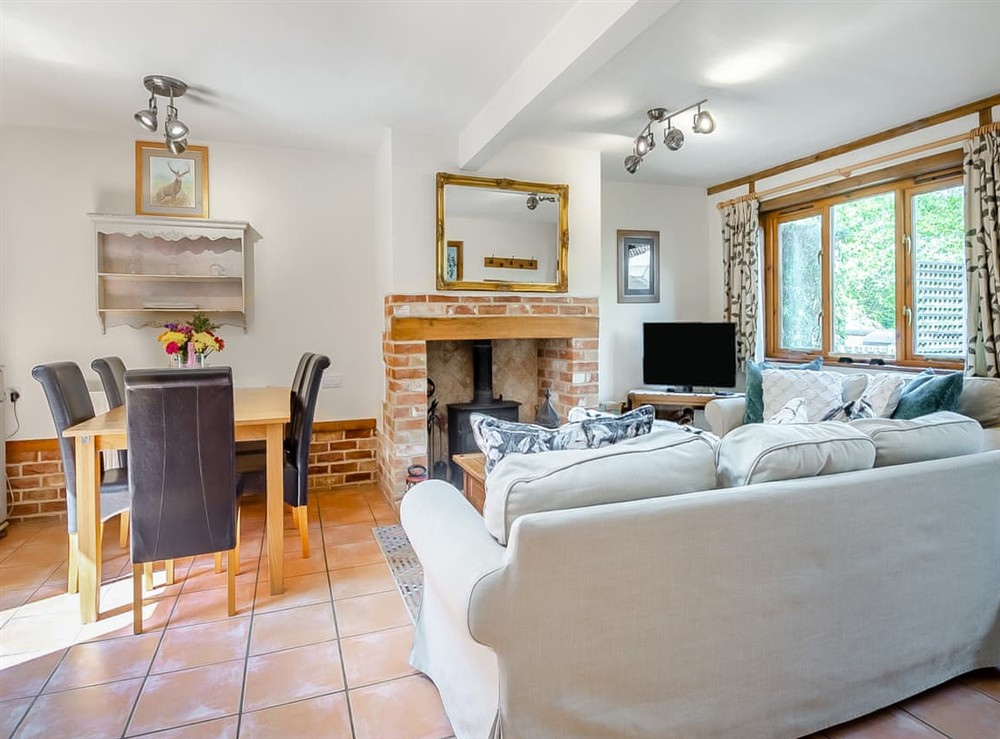 Living area at Chestnut Tree Barn in Halesworth, Suffolk