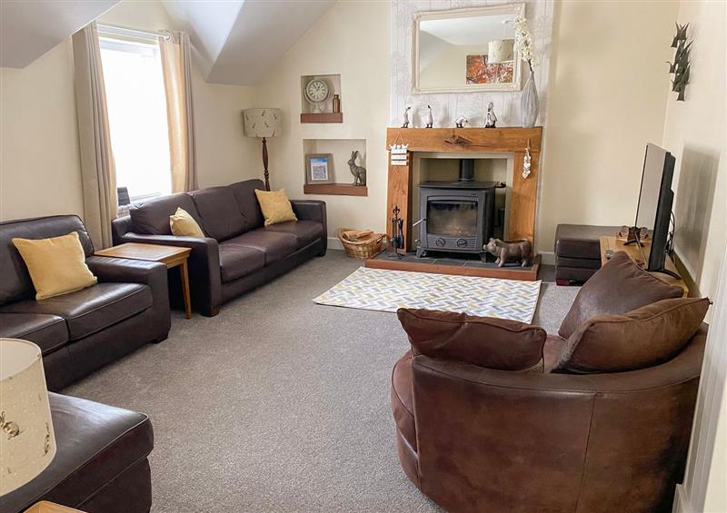 The living area at Cheviot Hills, Wooler