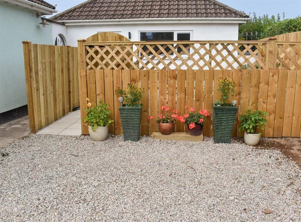 Outdoor area at Chi Lowen in Camborne, Cornwall