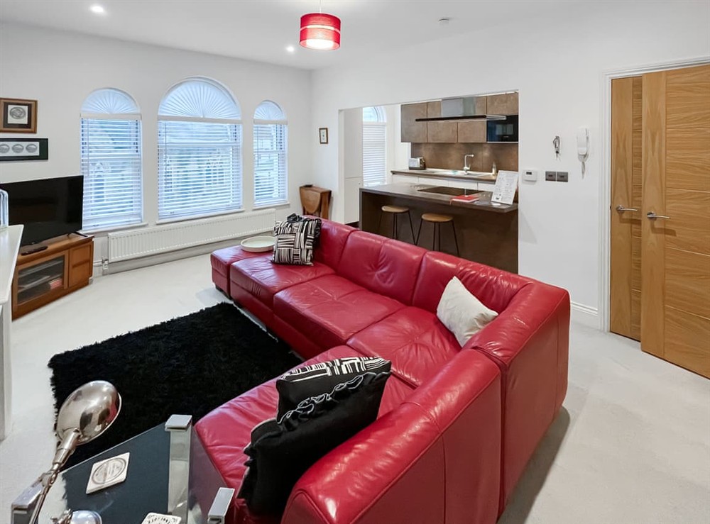 Open plan living space at Chic @ 83 in St. Leonards-on-Sea, East Sussex