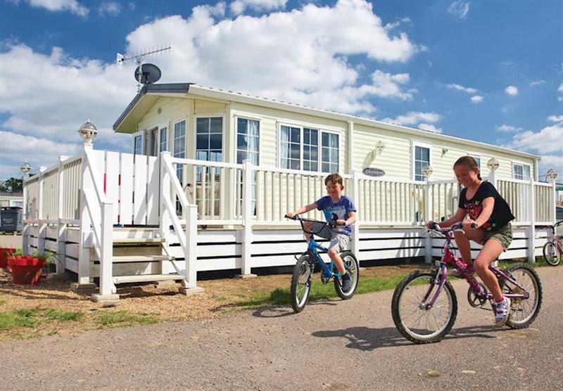 The park setting (photo number 3) at Chichester Lakeside Holiday Park in Chichester, Sussex