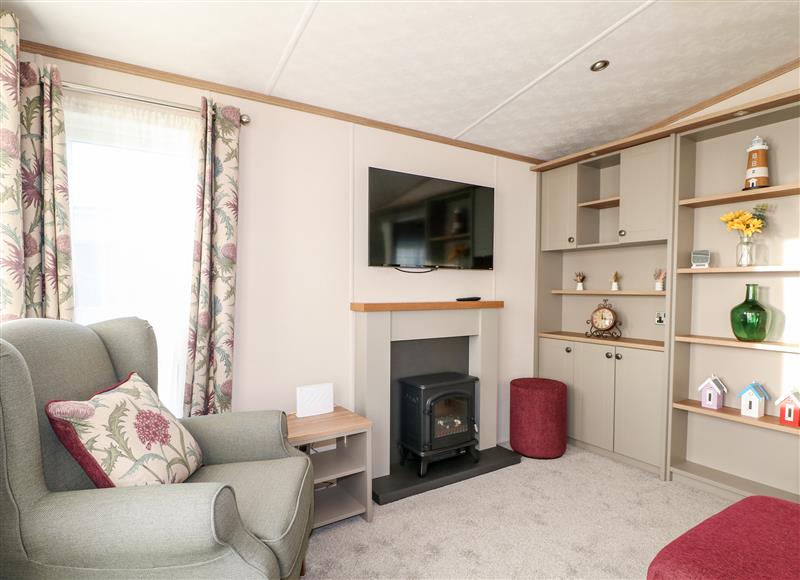 The living room at Chichester Lakeside Holiday Park, Chichester