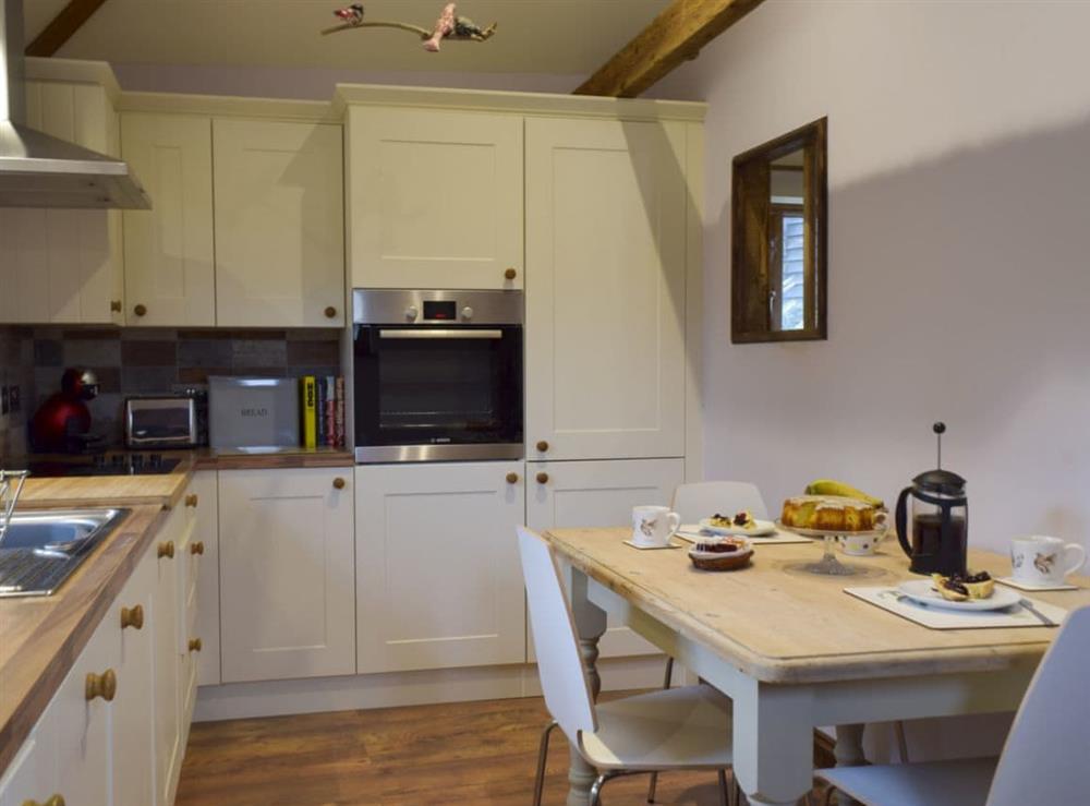 Farmhouse style kitchen area (photo 2) at Chick Hatch Barn in Carlton, near Saxmundham, Suffolk